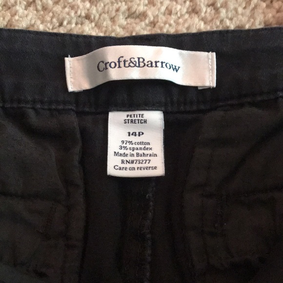 Croft & Barrow Women’s Capri pants size 14p - Picture 3 of 5